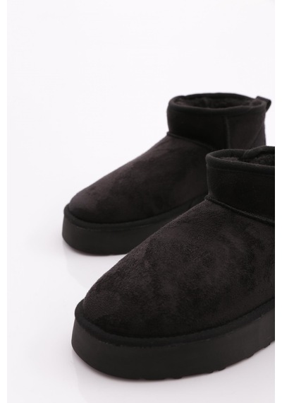 Pierre Cardin Benetton Bn-50167 Kadın Ugg Bot Siyah