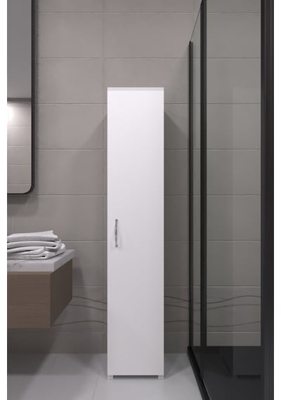 Tek Kapaklı Winter Çok Amaçlı Killer Banyo Mutfak Dolabı Beyaz