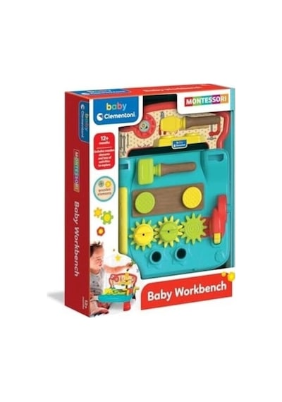 Baby Clementoni 17968 Baby - Montessori Çalışma Tezgahı Mavi