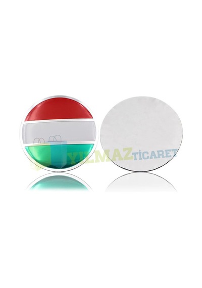Alfa Romeo Fiat İtalya Bayrak Jant Göbeği Yapıştırma 57Mm 4 Adet Metal