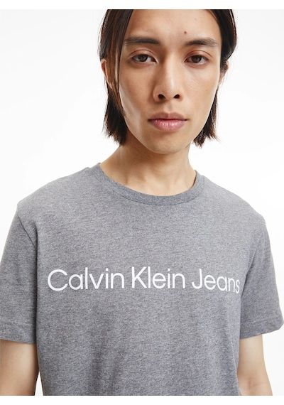 Calvin Klein Calvın Kleın Erkek T-shırt J30j322552-p2d Gri