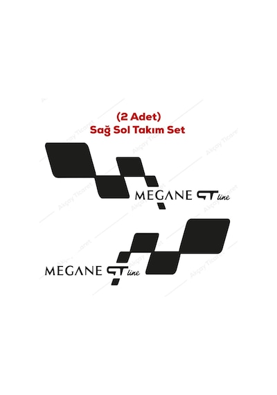 Megane Gt Line Sticker Renault Megane Sticker Gt Line Oto Sticker