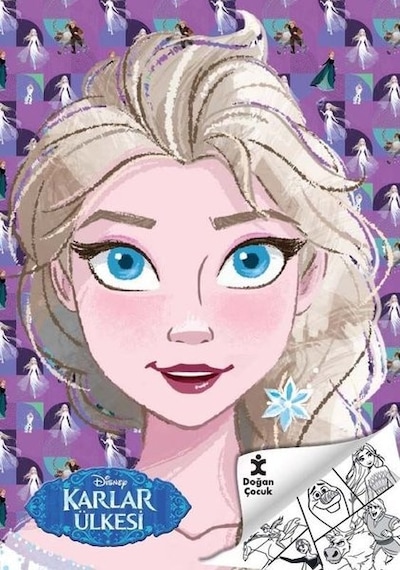 Disney Karlar Ülkesi - Kraliçe Elsa Boyama Kitabı- Doğan Çocuk