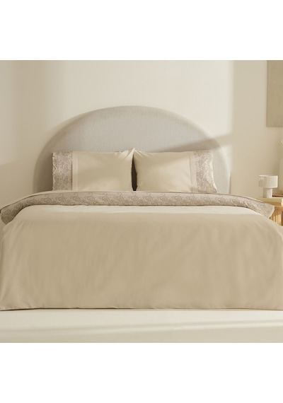 Karaca Home Avenza Brodeli Çift Kişilik Nevresım Takımı Bej Bej