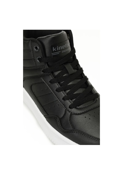Kinetix Lowner Pu Hı 5pr Siyah Unisex High Sneaker Siyah-k Grı