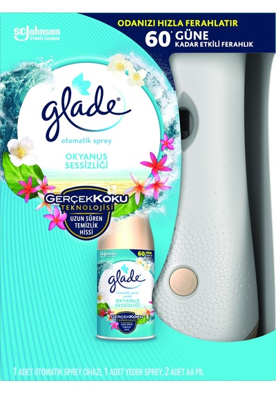 Glade Kit + Yedek Sprey Okyanus Sessizliği 269 Ml 5 Adet Diğer