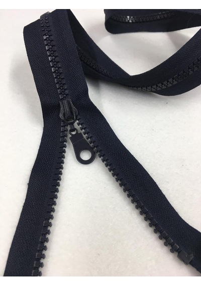 Kaban Mont Fermuarı 100 Cm Siyah