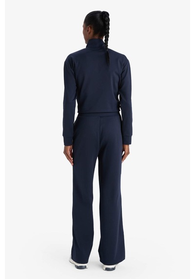 Defacto Defactofit Wide Leg Cepli Geniş Paça Standart Boy Sporcu Pantolon F3846ax25aunv253 Lacivert