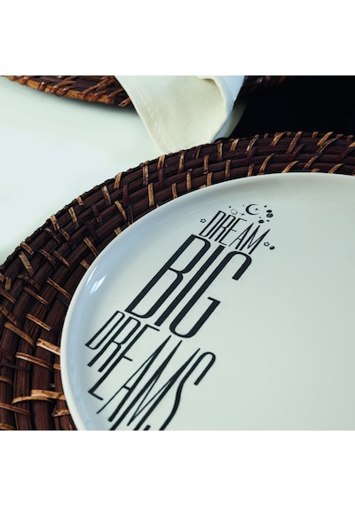 Keramika Dream & Cherrs Nordic Pasta Tabağı 22 Cm 4 Parça 22729-30 Beyaz