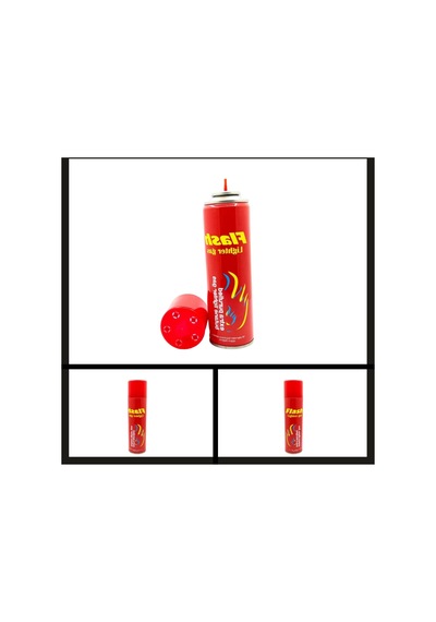 Uyguna-yakala Flash 5 Adet 270 Ml. Çakmak Gazı Tüpü-ykt.188 Çok Renkli