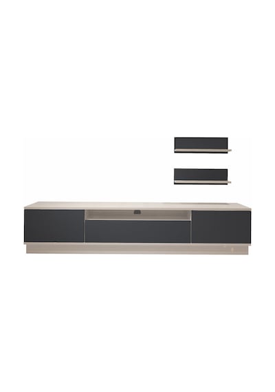 Decoraktiv Trendstyle 4s Mdf Tv Ünitesi Tv Sehpası Beyaz - Antrasit