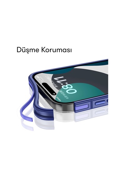 Joko - 628 - İphone 15 Pro Max Rocky Magsafe Kapak - Edntrend - - Siyah Sıyah