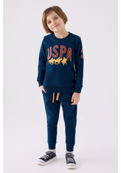 U.S. Polo Assn. Erkek Çocuk Eşofman Takımı Us1908 Uzay Uzay