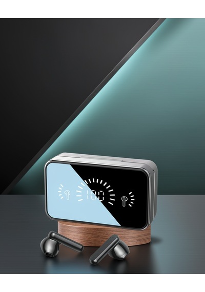 Kablosuz Kulaklık Aynalı Powerbankli Bluetooth Dijital Göstergeli Belirtilmemiş
