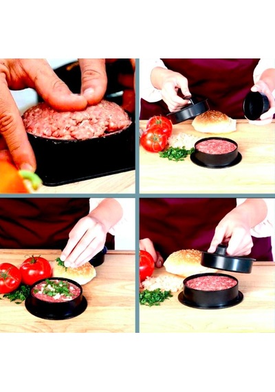 Omeniv Dolgulu Hamburger İçin Hamburger Pres Köfte Kalıbı