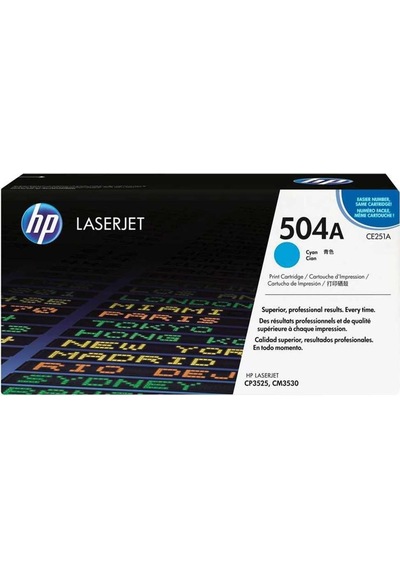 Hp 504a Cyan Mavi 7.000 Sayfa Toner Ce251a