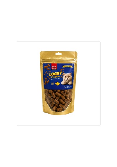 Loggy Probites Balıklı Yüksek Proteinli Kedi Ödül Maması 80 Gr