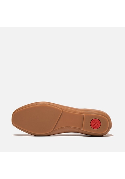 A69 Desert Tan Babet Kadın Hx8-288/a69/b41 Fitflop Delıcato Bow Soft Leather Ballet Flats A69 Desert Tan
