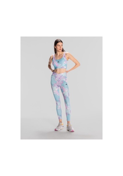 Kappa Trix Bra Kadın Mavi Regular Fit Sporcu Sütyeni Siyah