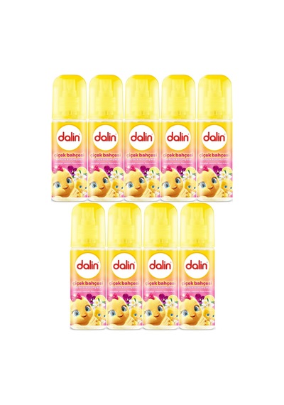 Dalin Bebek Kolonyası Çiçek Bahçesi Menekşe - Yasemin - Limon Kokulu 9'lu Set 150 Ml