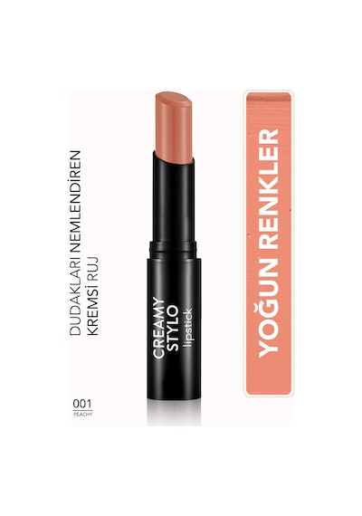 Flormar Yarı Parlak Stick Ruj- Creamy Stylo Lipstick -002 Blushy -8682536013628