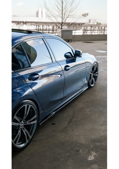 Bmw 3 Serisi G20 2018-2022 Yan Marşpiyel Sportline Uyumlu Piano Black Abs