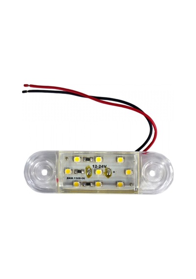 TAS 12V Side Marker Lamba 9 Ledli Beyaz 8,5x2,5 cm TAS.018B-12 (2