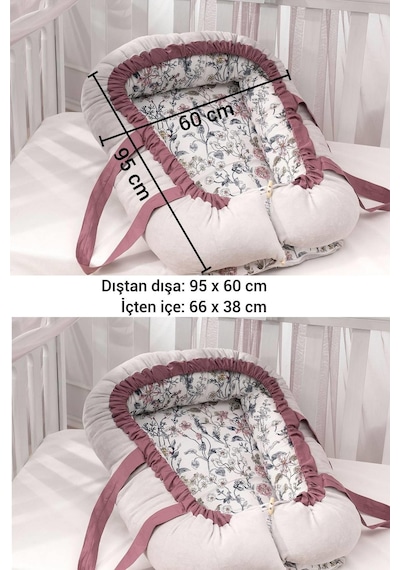 Wellgro Flower Babynest Bebek Yatağı Anne Yanı Bebek Yatağı