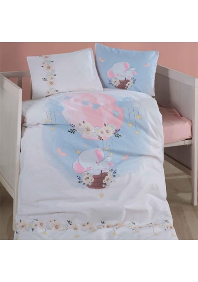 Clasy Bebek Nevresim Takımı Sun Bambi Pudra