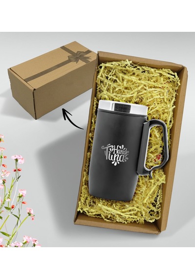 Bk Gift Kişiye Özel Hediye Kutulu 5304 Siyah Çelik Termos Bardak 240 Ml Kobitmeyencom33455 Bk Gift Renkli