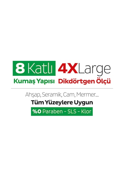 Sleepy Easy Clean Beyaz Sabun Katkılı Mopa Uyumlu Yer Temizlik Havlusu&Mendili 6x50 (300 Yaprak)