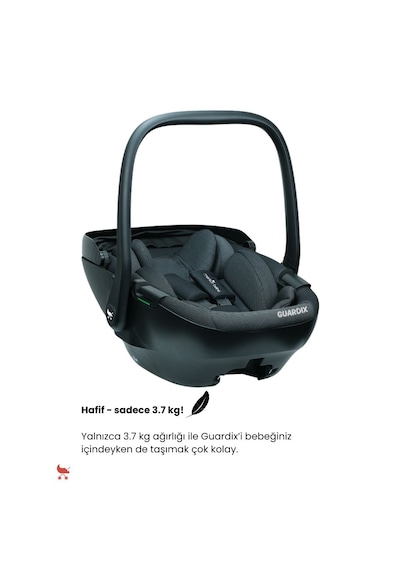 Merkür Bebe Guardix İ-size Oto Koltuğu Ana Kucağı 0-13 Kg