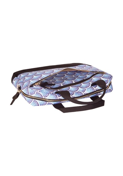 Bloominbag Calm Waves 15.6 İnç Laptop / Apple Uyumlu MacBook Çantası Mavi