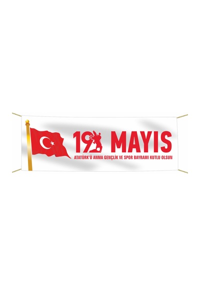 19 Mayıs Pankart - 2 Tek Ebat