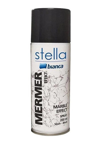 Stella Mermer Efekt Sprey 200 Ml Siyah Siyah