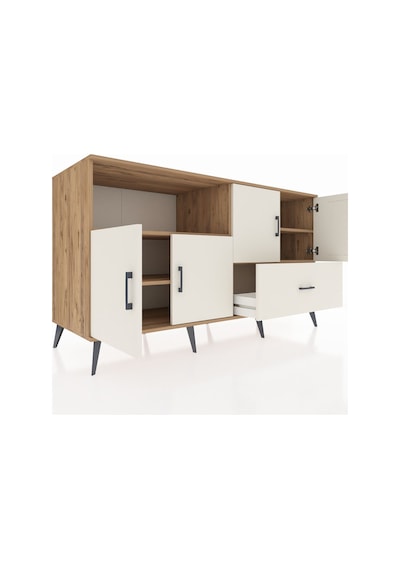 Kronos Konsol 4 Raflı Tek Çekmeceli 4 Kapaklı 176x59x99 Çam-aytaş Çam-aytaşı Kronos Konsol 4 Raflı Tek Çekmeceli 4 Kapaklı 176x59x99 Çam-aytaş Çam-aytaşı