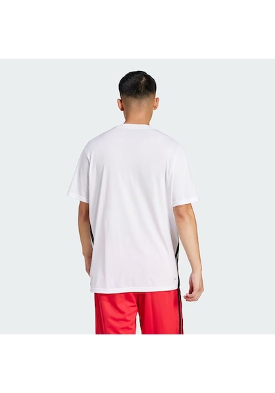 Whıte Adidas Erkek Günlük T-shirt Tr-es Fr 3s T Jd0171 Beyaz