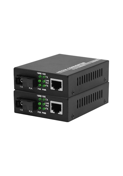 Novacom Nvc-921sw Fiber Optik Media Converter Set 1 ADET