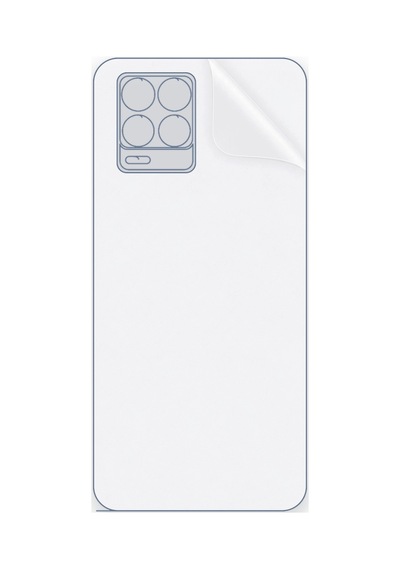 Schitec Realme 8 Pro Uyumlu Arka Yüzey Hidrojel Koruyucu Film