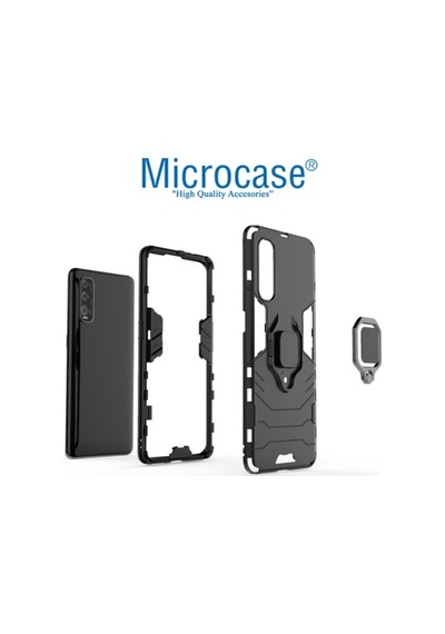 Microcase Oppo Find X2 Batman Serisi Yüzük Standli Kilif 436096789