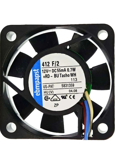 Ebmpapst 412f/2m 40 40 10 Kompakt Fan 24v