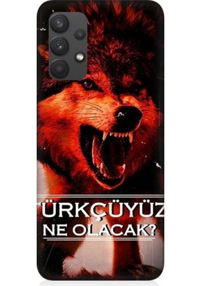 Samsung Galaxy A32 Uyumlu Türkçüyüz Ne Olacak Desenli Silikon Kılıf