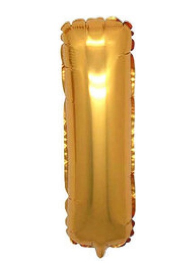 Folyo Balon Harf I Altın 16 Inc 40cm Pk:1