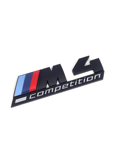 Bmw M4 Competition Bagaj Yazısı Siyah Renk - Bmw M4 Competition T