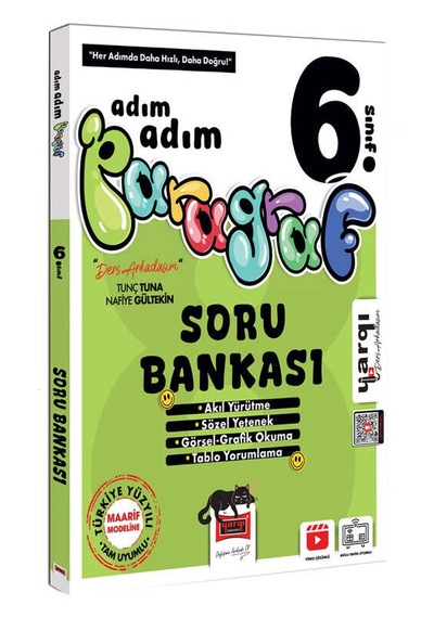 Yargı Ders Arkadaşım 6.sınıf Adım Adım Paragraf Soru Bankası
