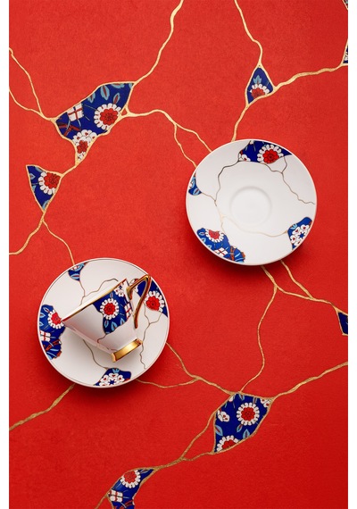 Emsan Kintsugi 6 Kişilik Kahve Fincan Takımı 100 Ml Multicolor