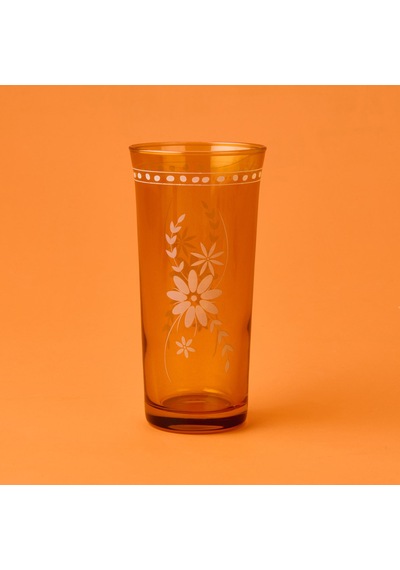 Raklee Nazenin 4'lü Meşrubat Bardağı Seti - Amber - 290 Ml Renkli