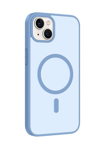 İphone 14 Kılıf Magsafe Kamera Korumalı Mat Parmak İzi Tutmayan Ardemix Baby Blue