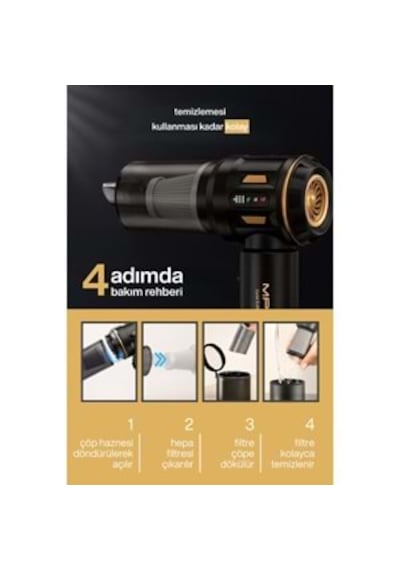 Mpıa Mcv-05 Gold Edition 10 In 1 Araç Süpürgesi 20.000pa
