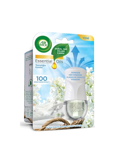Air Wick Elektrikli Kit Oda Kokusu Temizliğin Esintisi (1 Adet Cihaz + 1 Adet Yedek Şişe)